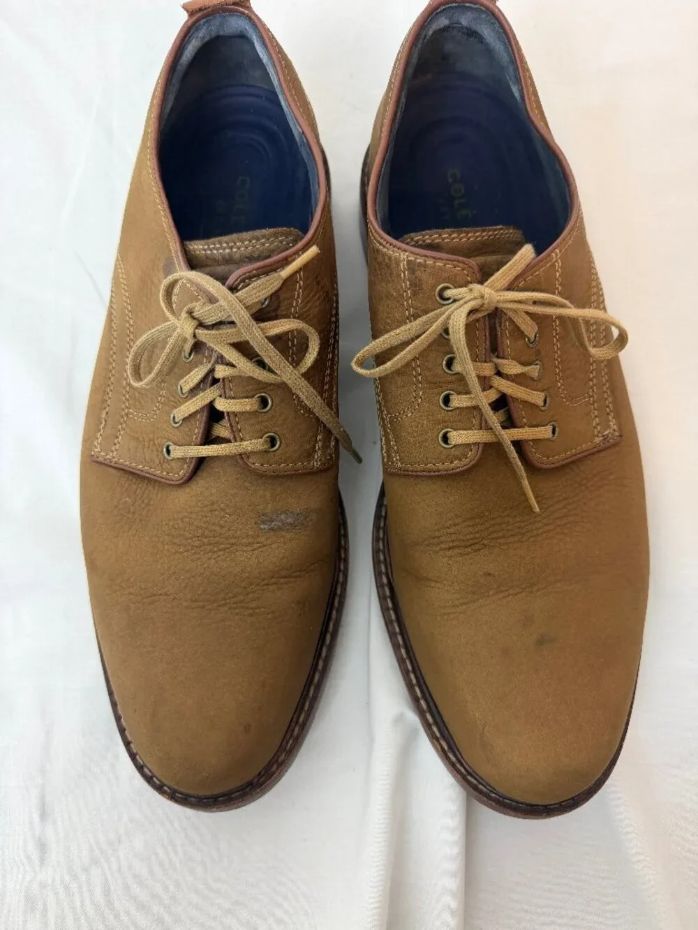 Cole Haan Brown Suede Derby Shoe
